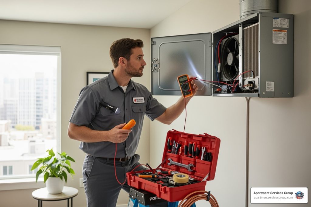 Apartment HVAC repair