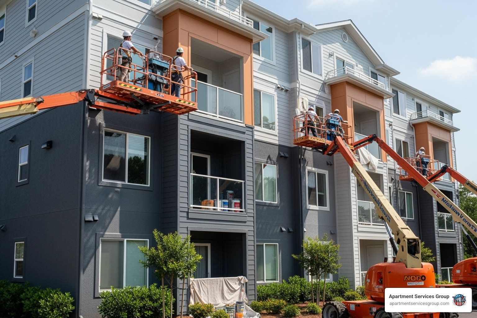 Multi-family unit painting