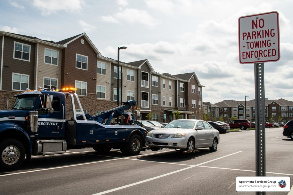 private towing company