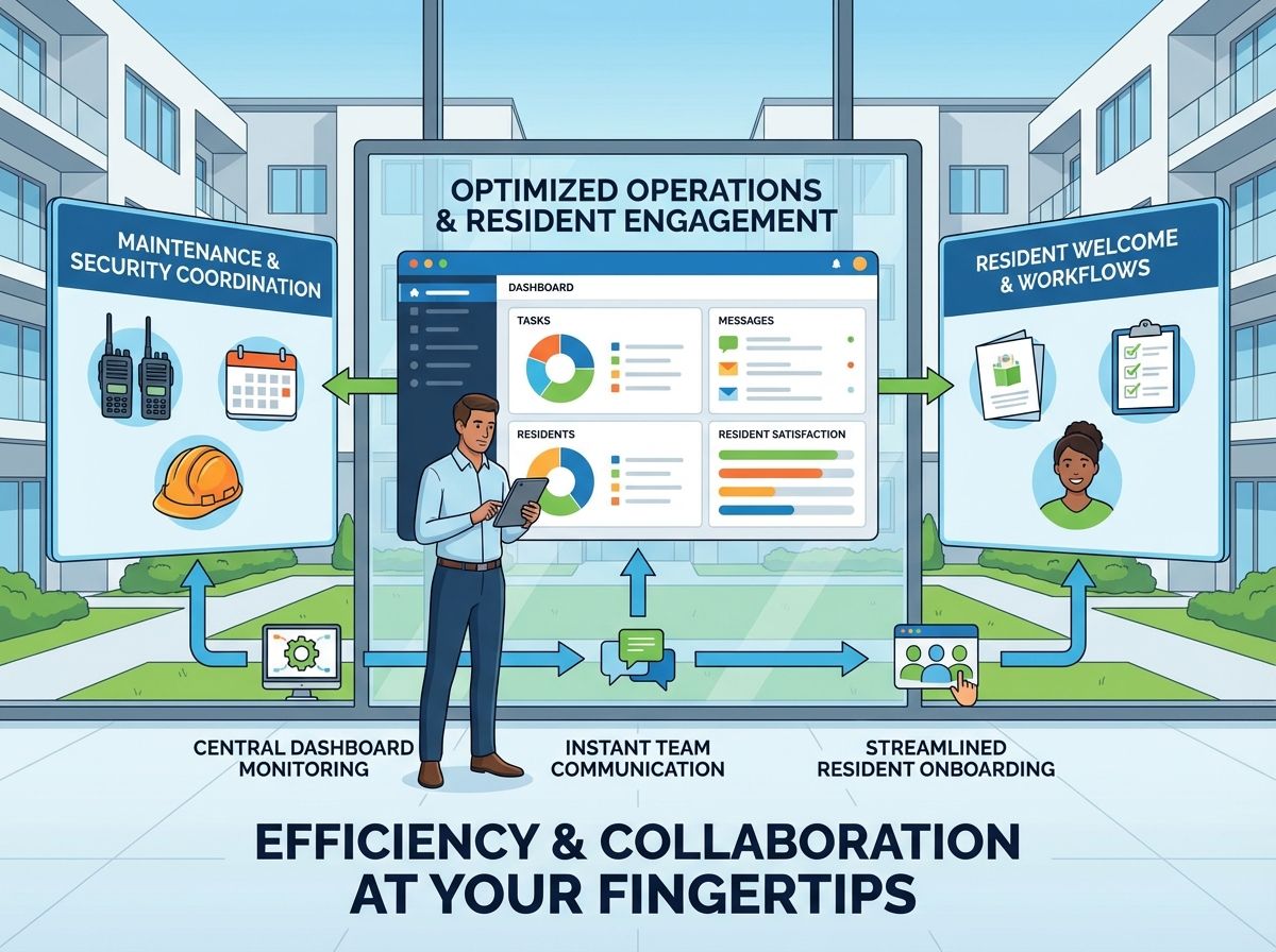 Optimizing Resident Education, Communication, and On-Site Team Performance in Modern Apartment Communities 1 Centralized digital platform for resident education and on-site operations in apartment communities