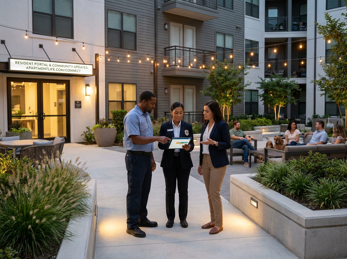 Resident Communication and Staff Training for High-Performing Apartment Operations 2 Dashboard view of automated workflows and vendor coordination for apartment operations