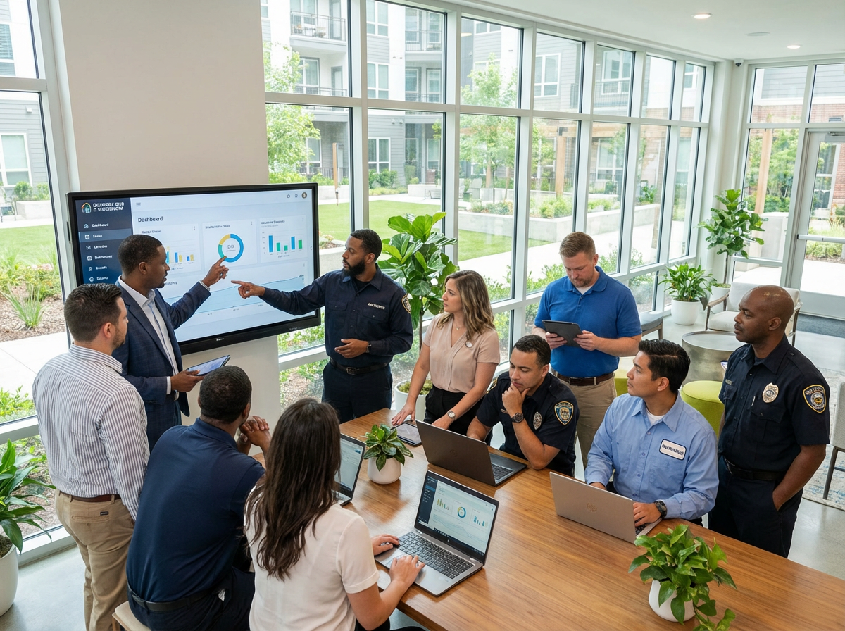 Centralized apartment operations dashboard for maintenance and vendors