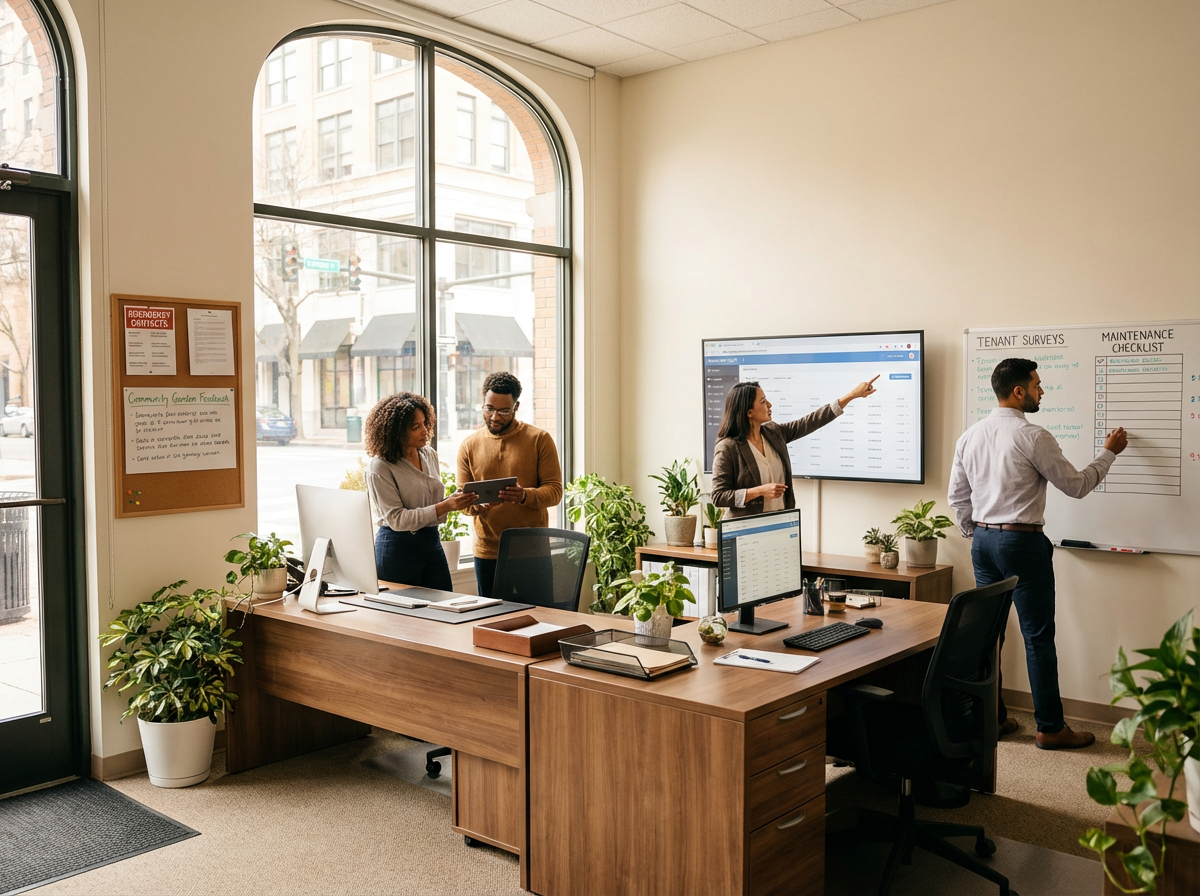 Centralized platform connecting residents, staff, and vendors in an apartment community